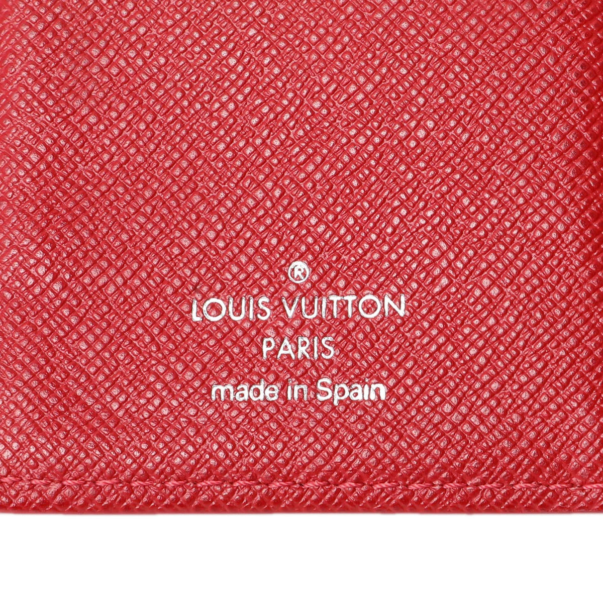 Louis Vuitton Red Epi Small Ring Agenda Cover Accessories Louis Vuitton