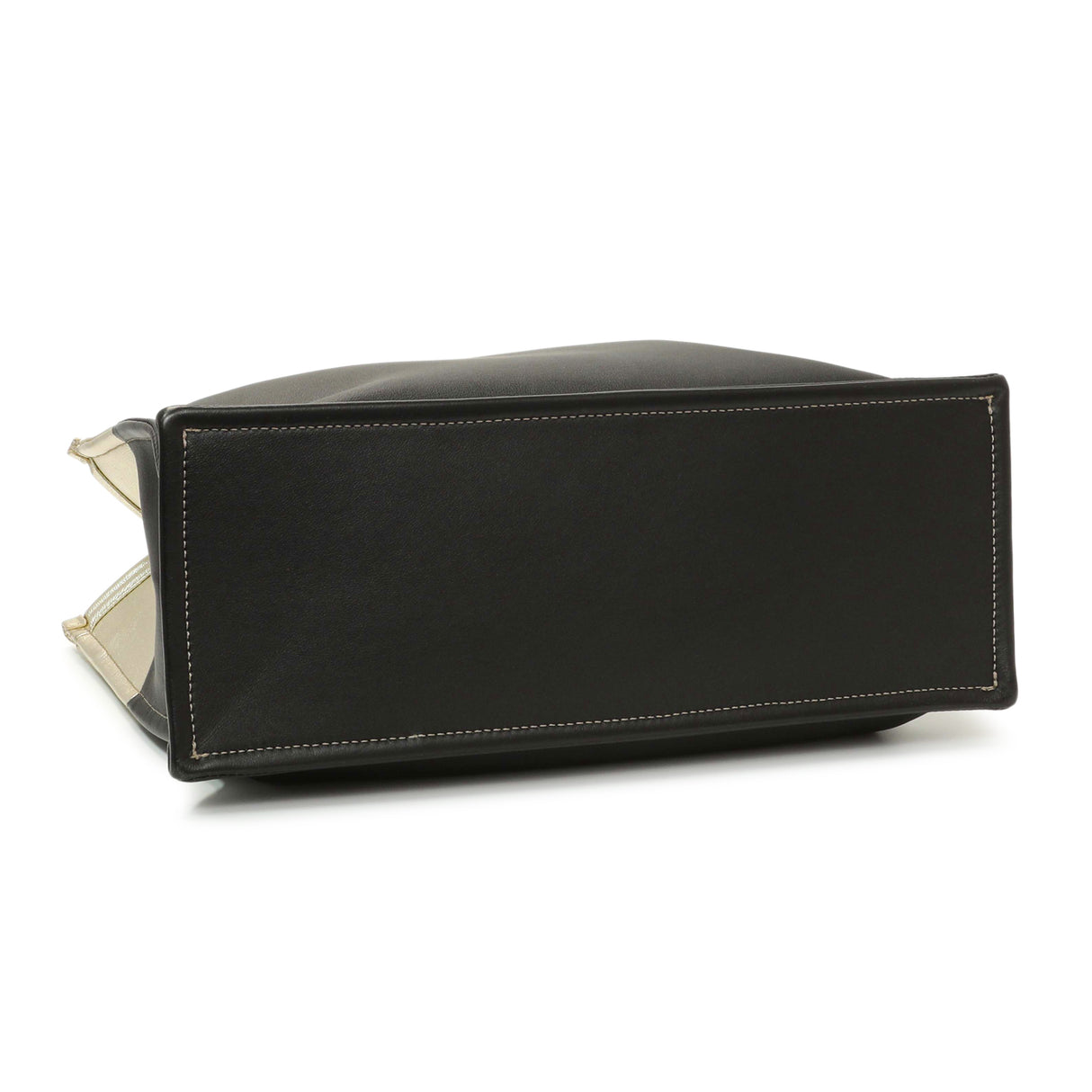 Chanel Metallic Gold Black Goatskin Boy Shopping Tote Handbags Chanel