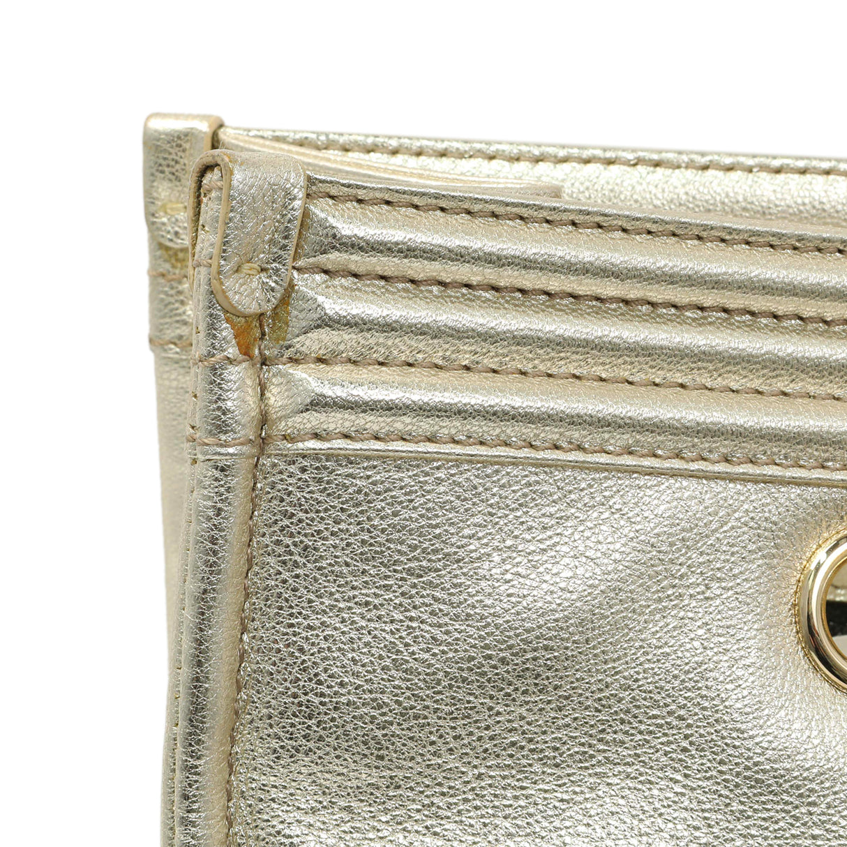 Chanel Metallic Gold Black Goatskin Boy Shopping Tote Handbags Chanel