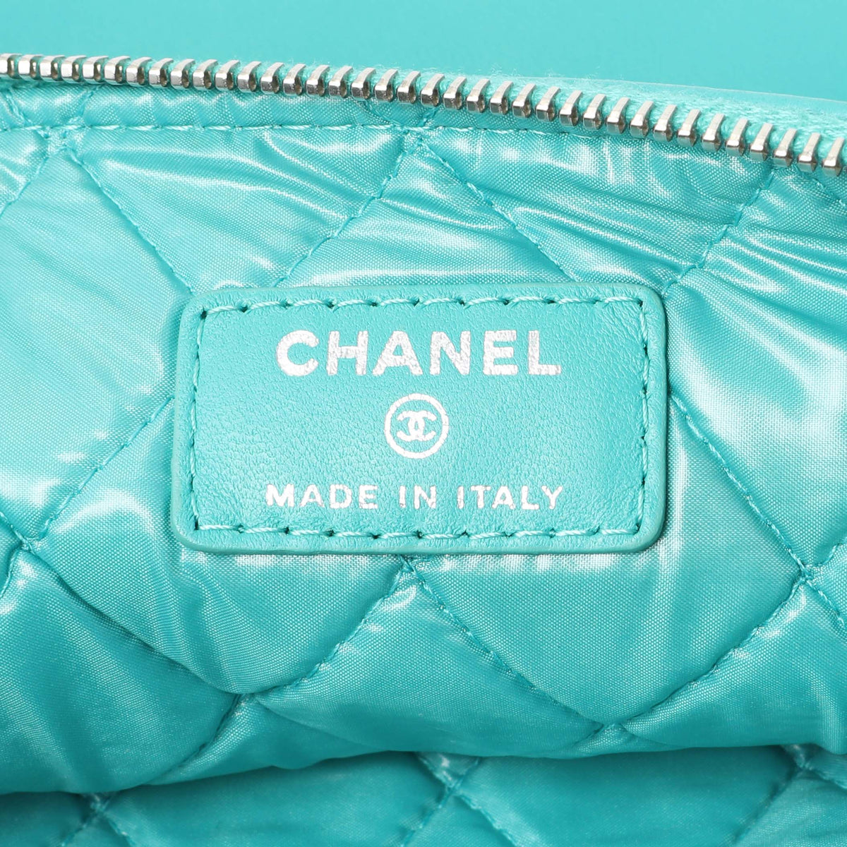 Chanel Teal Lambskin Cuba La Habana Medium O-Case Handbags Chanel