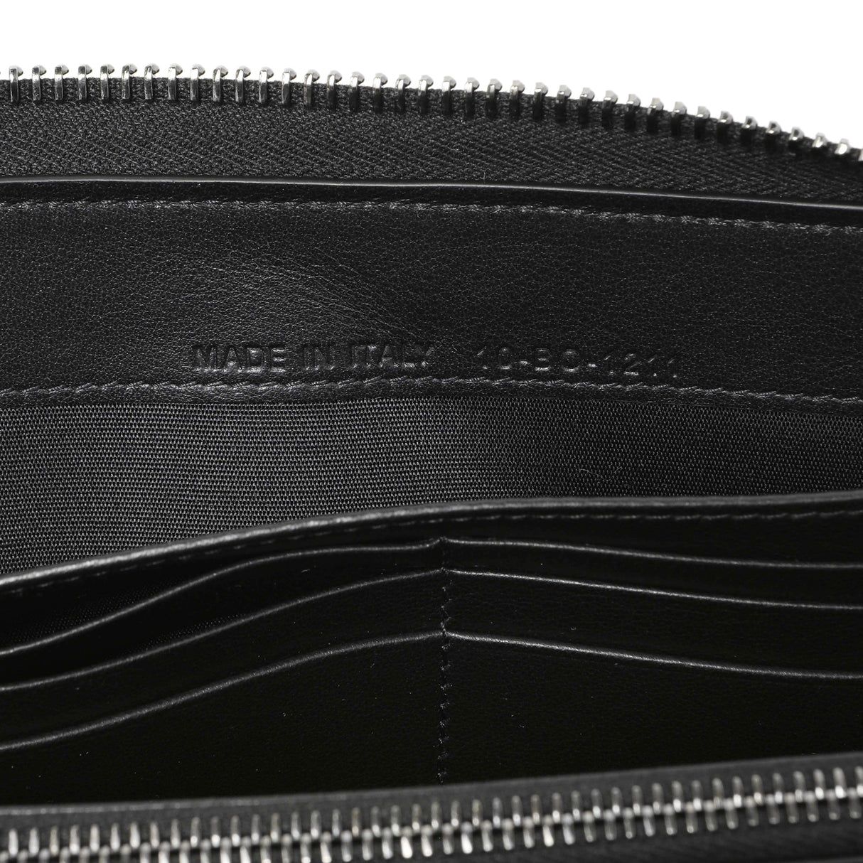 Christian Dior Black CD Diamond Canvas Zipped Long Wallet Accessories Christian Dior