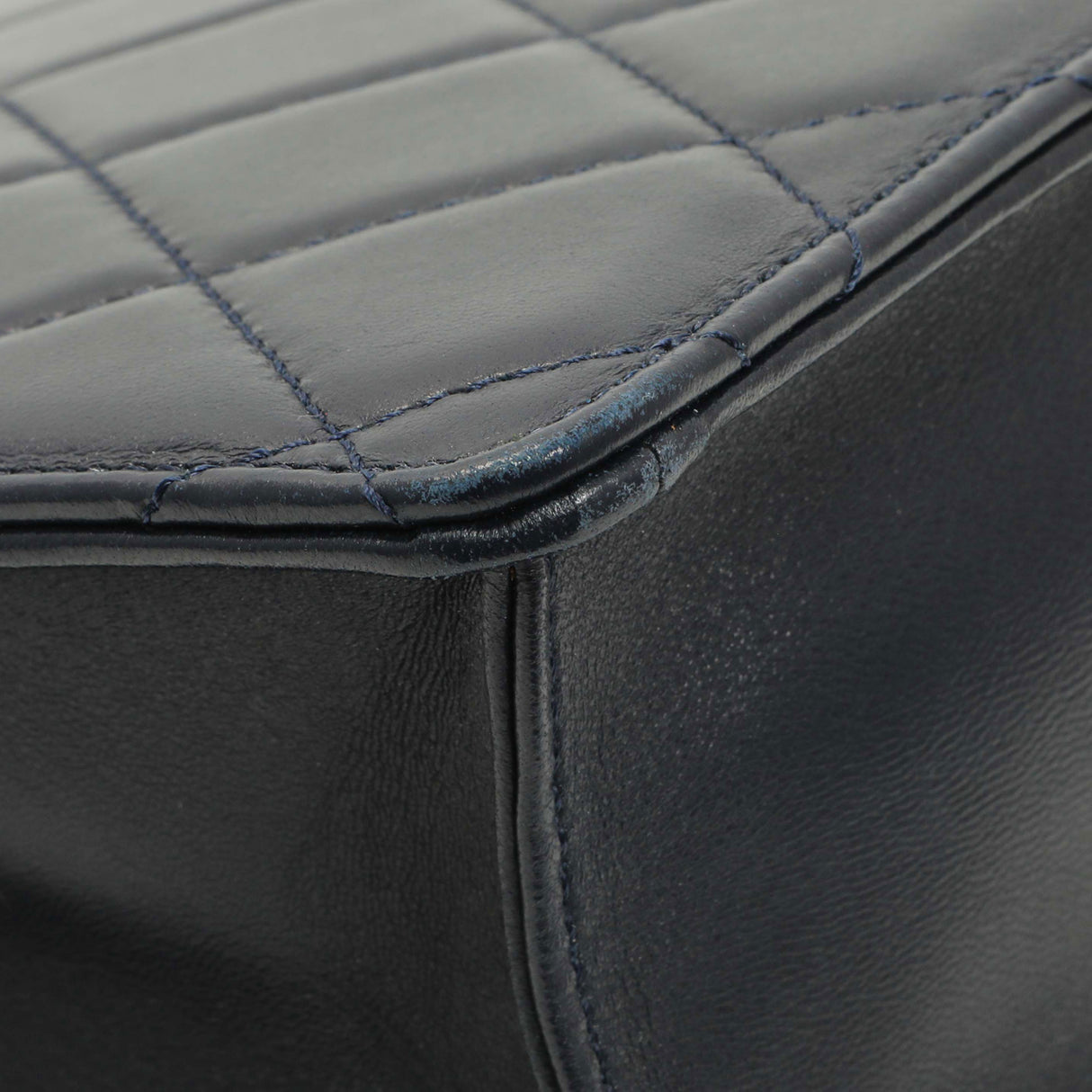 Chanel Navy Quilted Lambskin Large Golden Class Flap Handbags Chanel