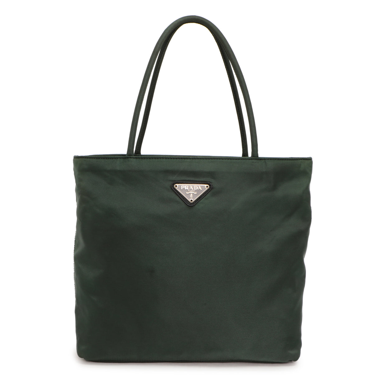 Prada Green Tessuto Nylon City Tote Handbags Prada