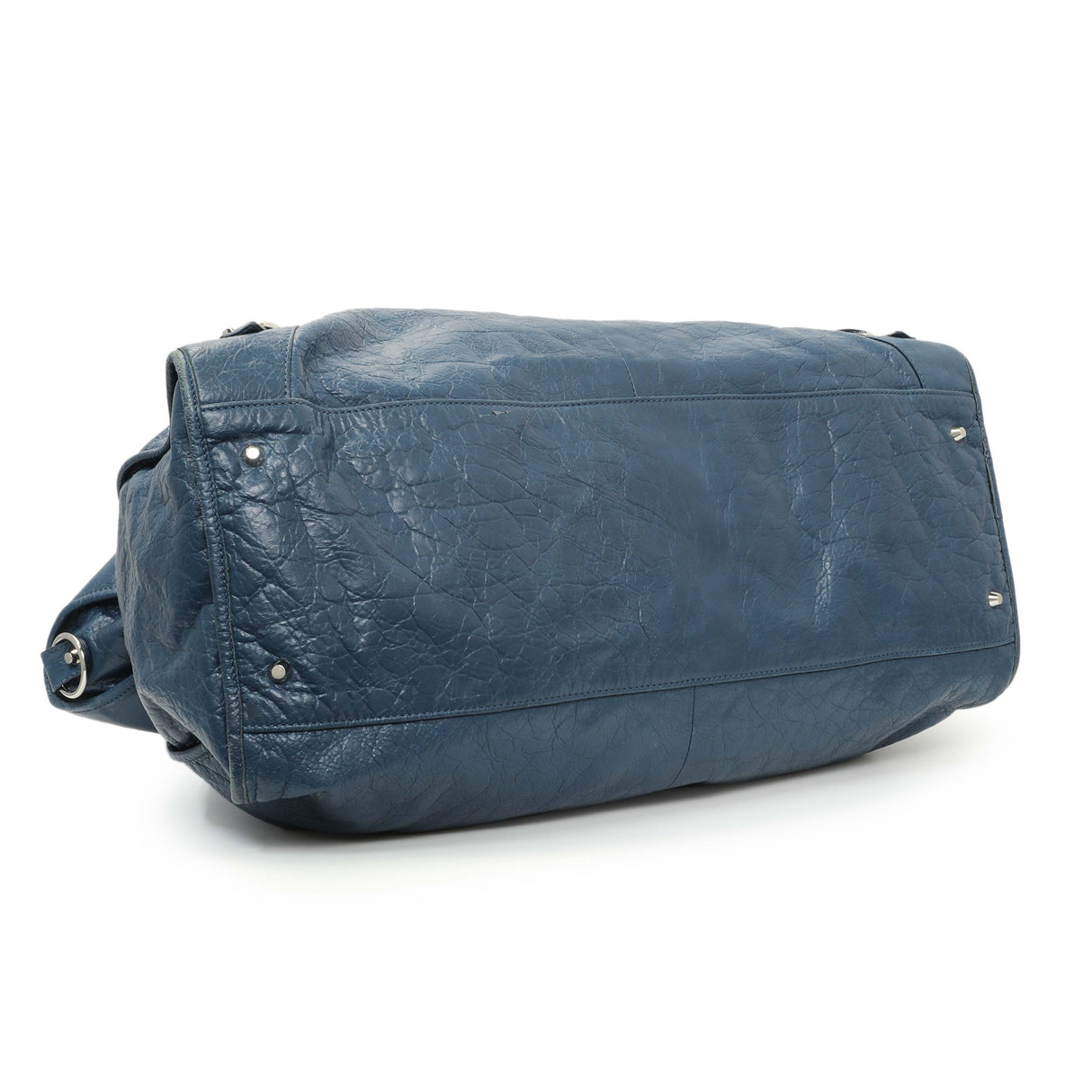 Balenciaga Bleu Profond Lambskin Classic Hardware XL City Handbags Balenciaga