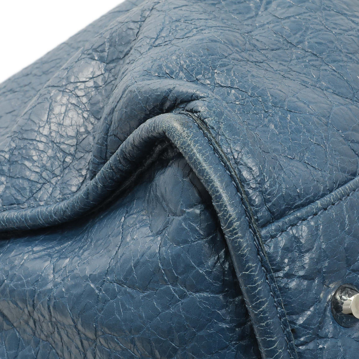 Balenciaga Bleu Profond Lambskin Classic Hardware XL City Handbags Balenciaga