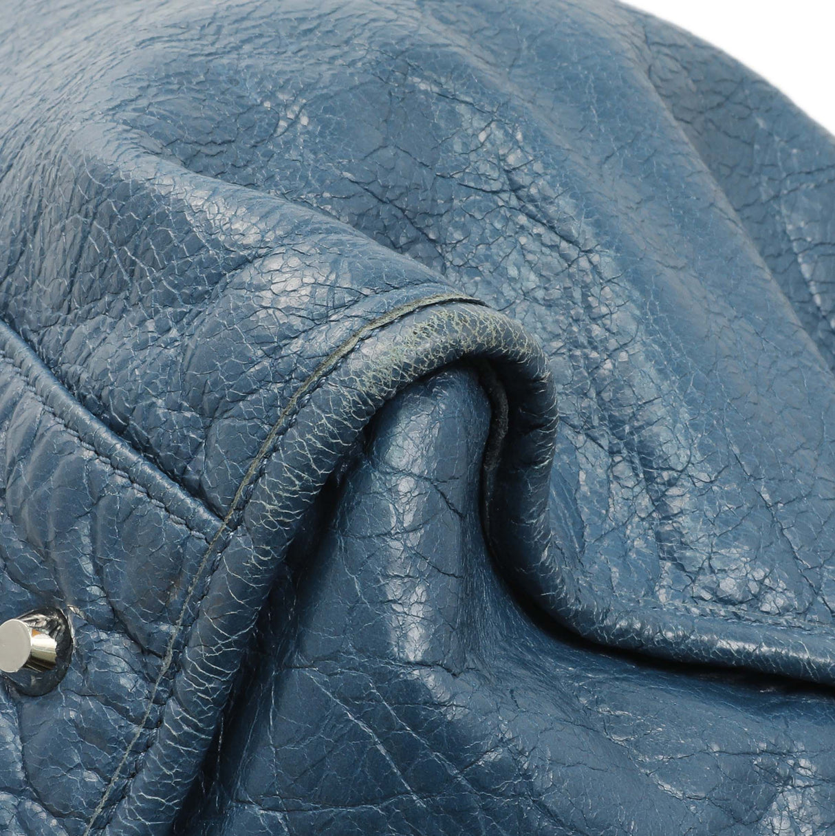 Balenciaga Bleu Profond Lambskin Classic Hardware XL City Handbags Balenciaga