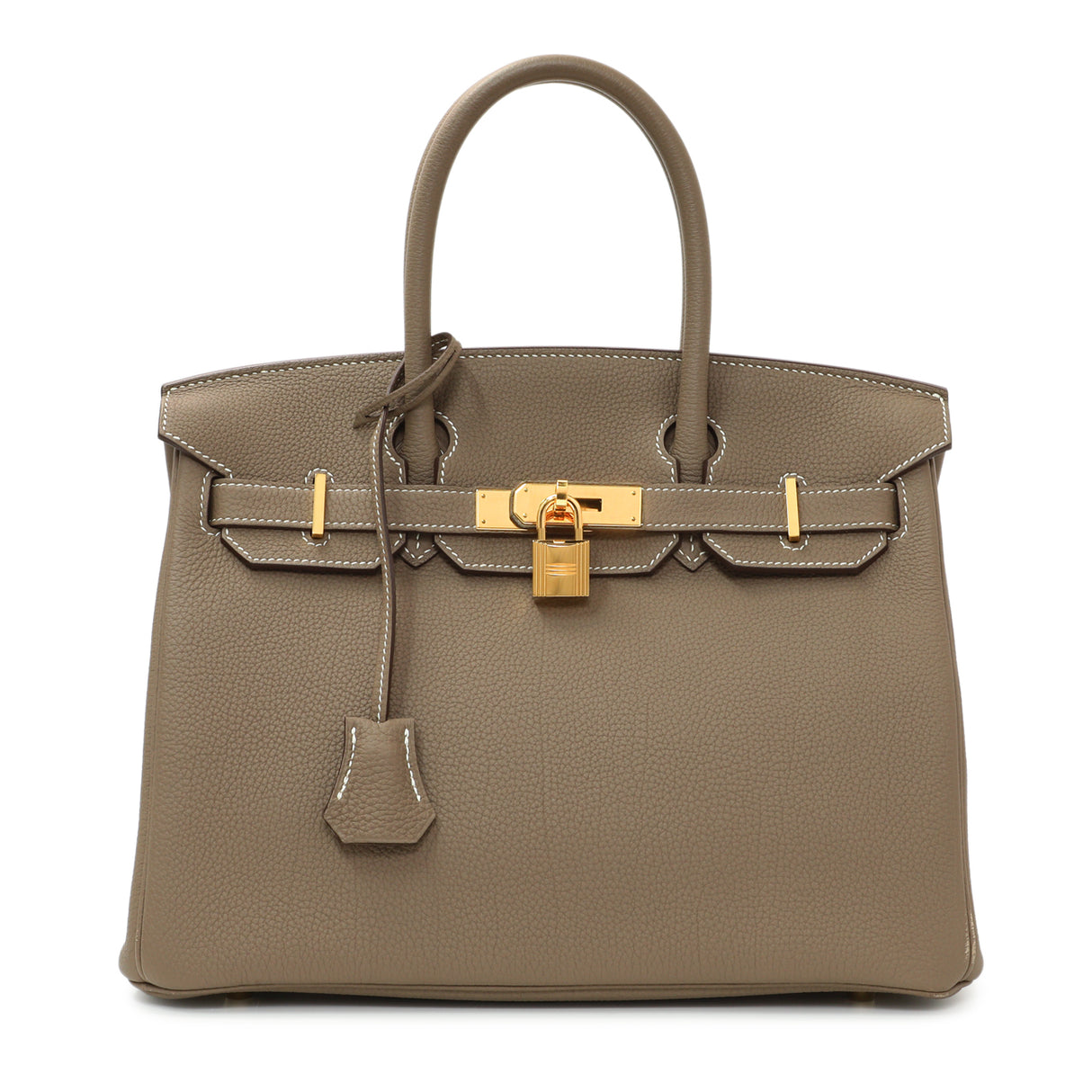 Hermes Etoupe Togo Birkin 30 Handbags Hermes