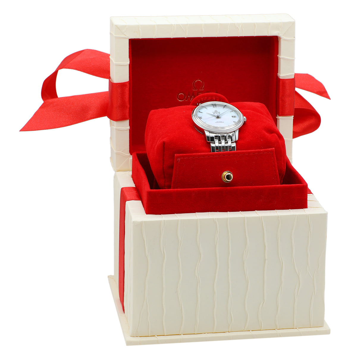 Omega Stainless Steel De Ville Prestige Automatic 424.10.33.20.05.001 Watches Omega