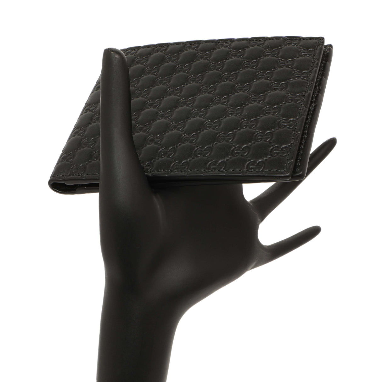 Gucci Black Microguccissima Bi-Fold Wallet Accessories Gucci