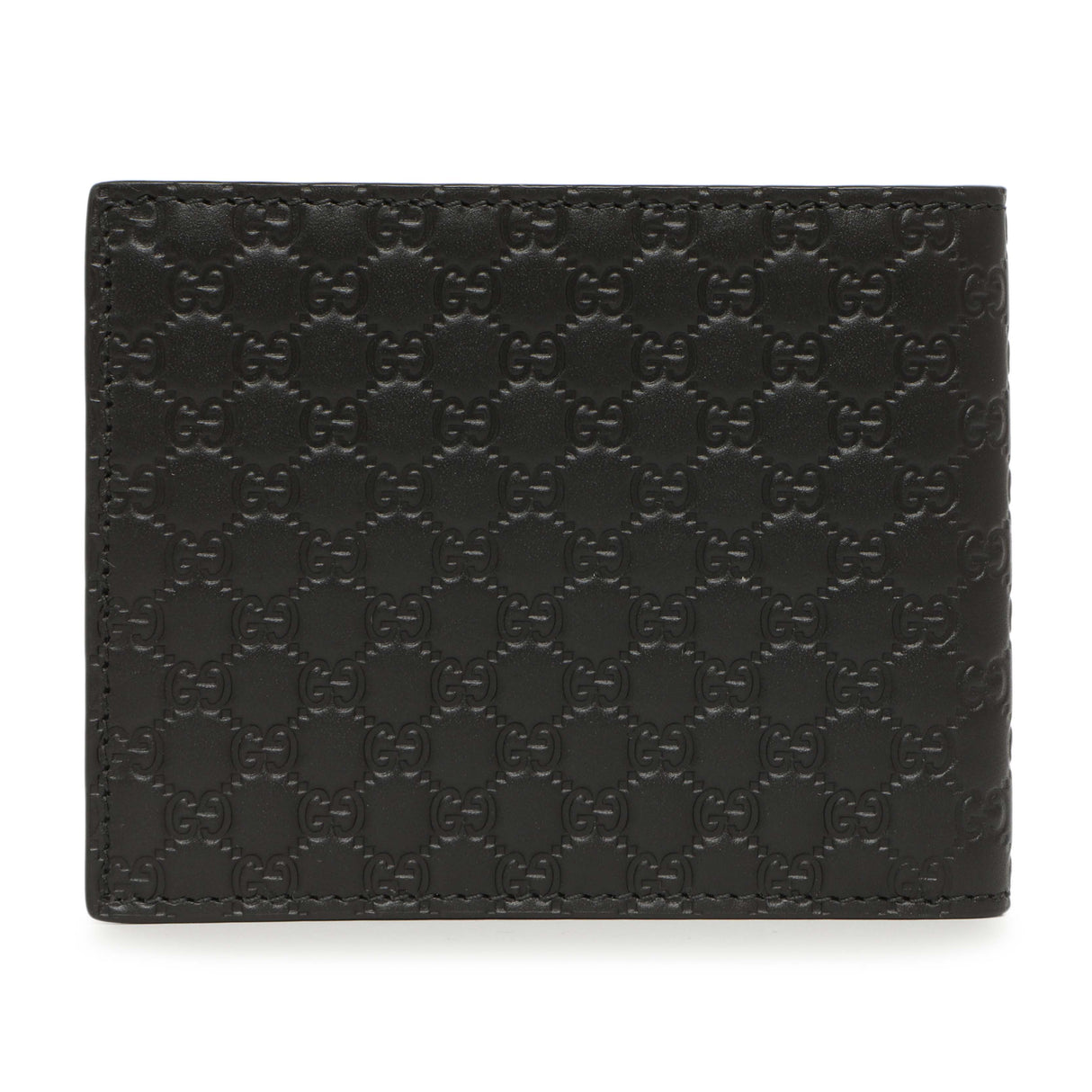 Gucci Black Microguccissima Bi-Fold Wallet Accessories Gucci