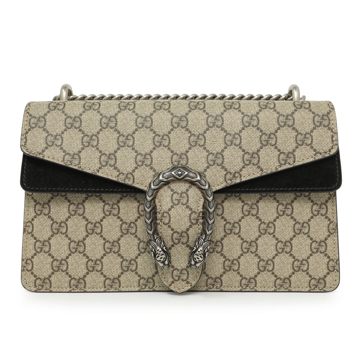 Gucci GG Supreme Monogram Small Dionysus Shoulder Bag Handbags Gucci