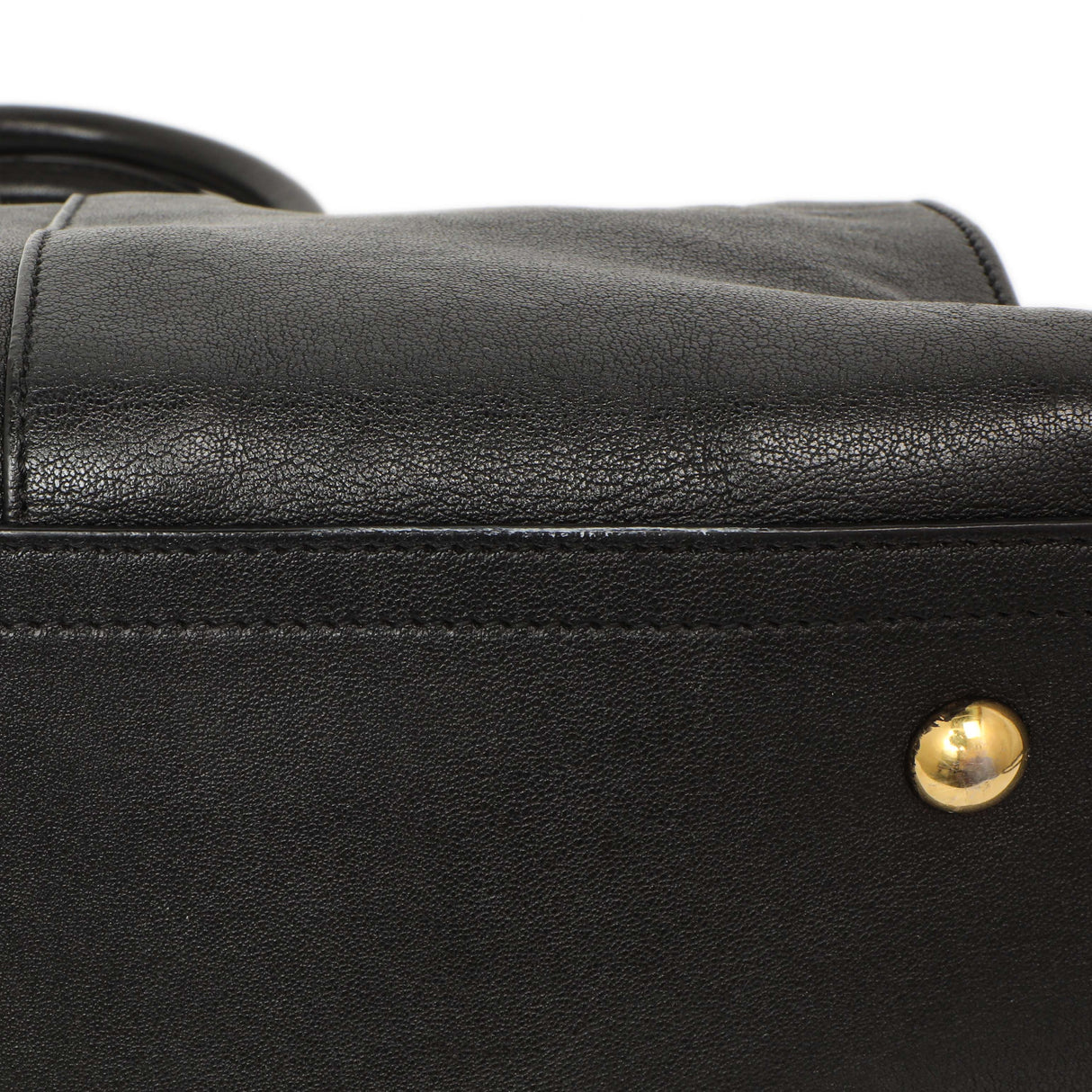 Saint Laurent Black Sheepskin Small Cabas Chyc Handbags Saint Laurent