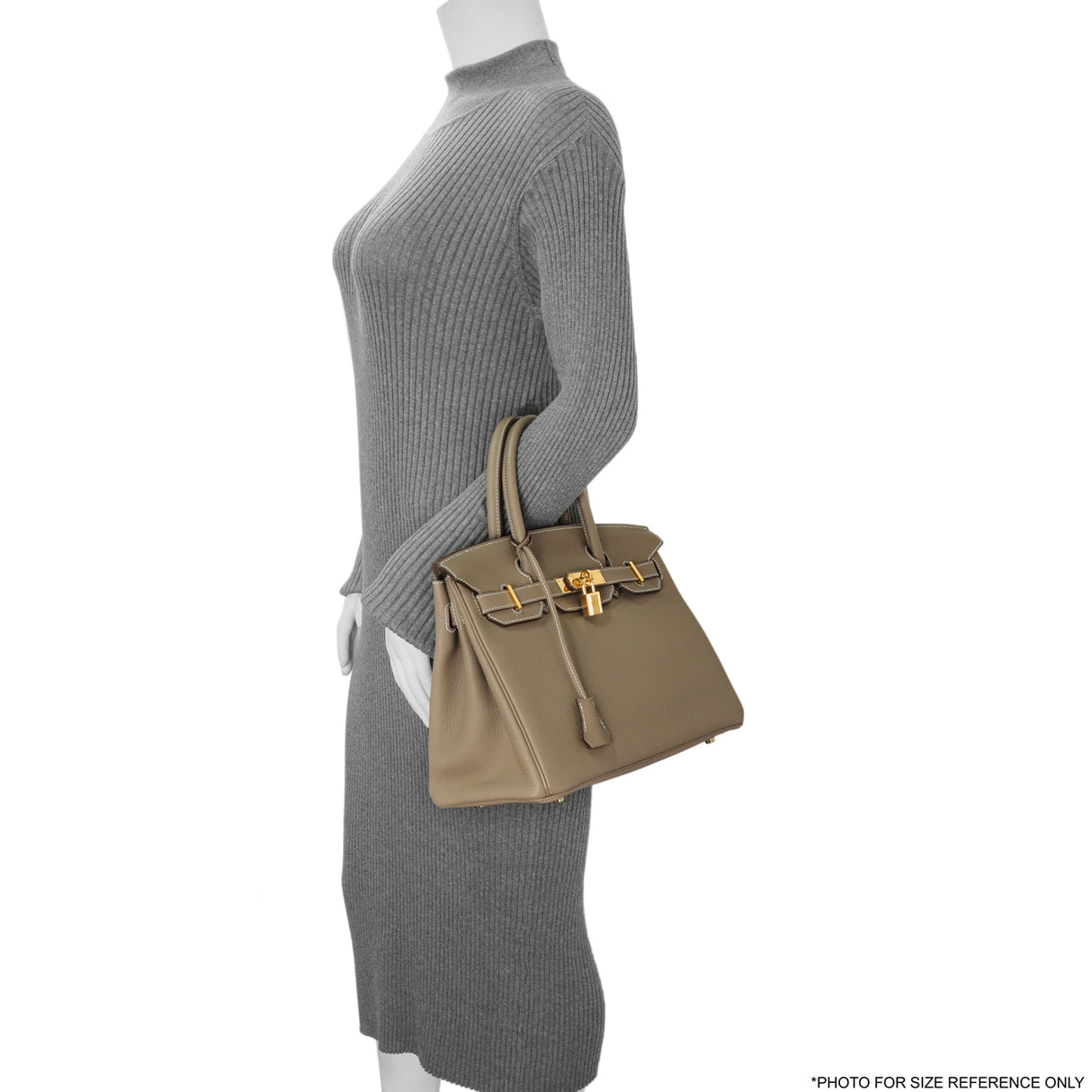 Hermes Etoupe Togo Birkin 30 Handbags Hermes