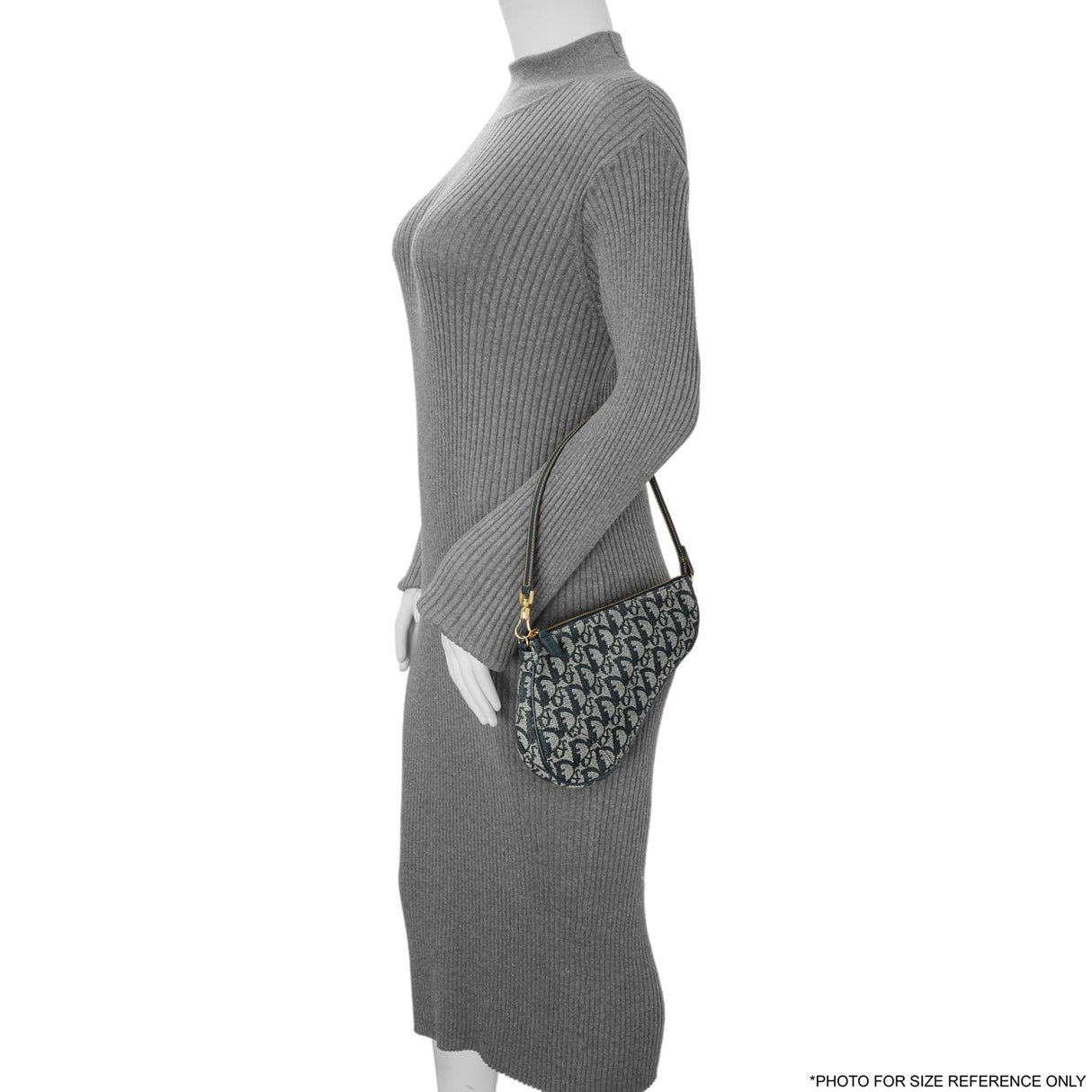 Christian Dior Navy Monogram Mini Saddle Pochette Handbags Christian Dior