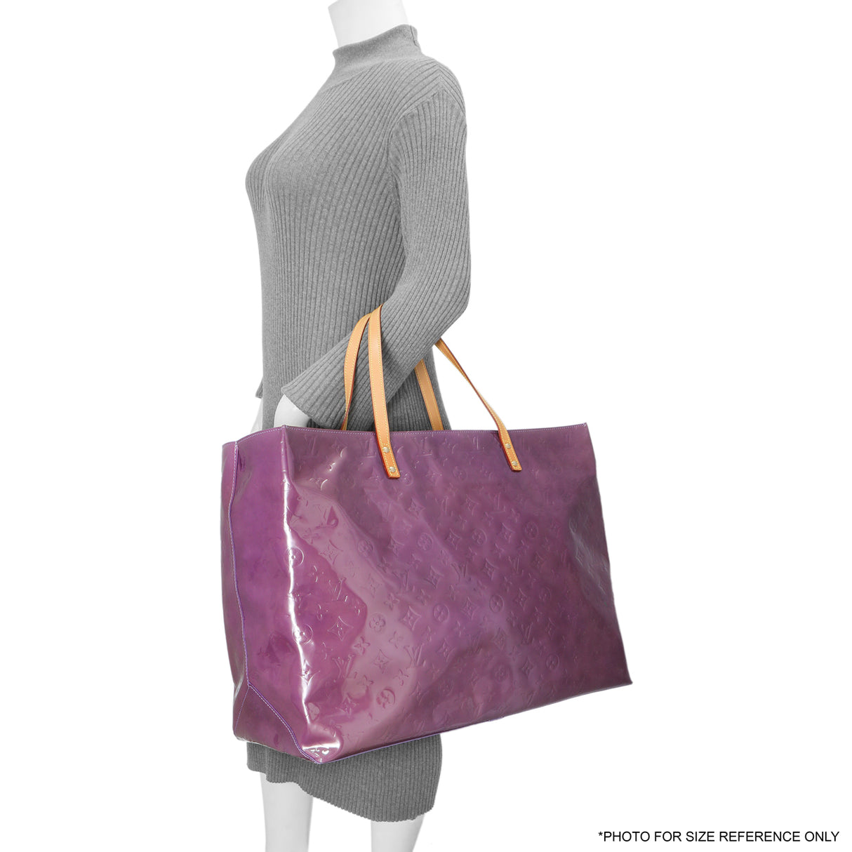 Louis Vuitton Purple Vernis Reade GM Handbags Louis Vuitton