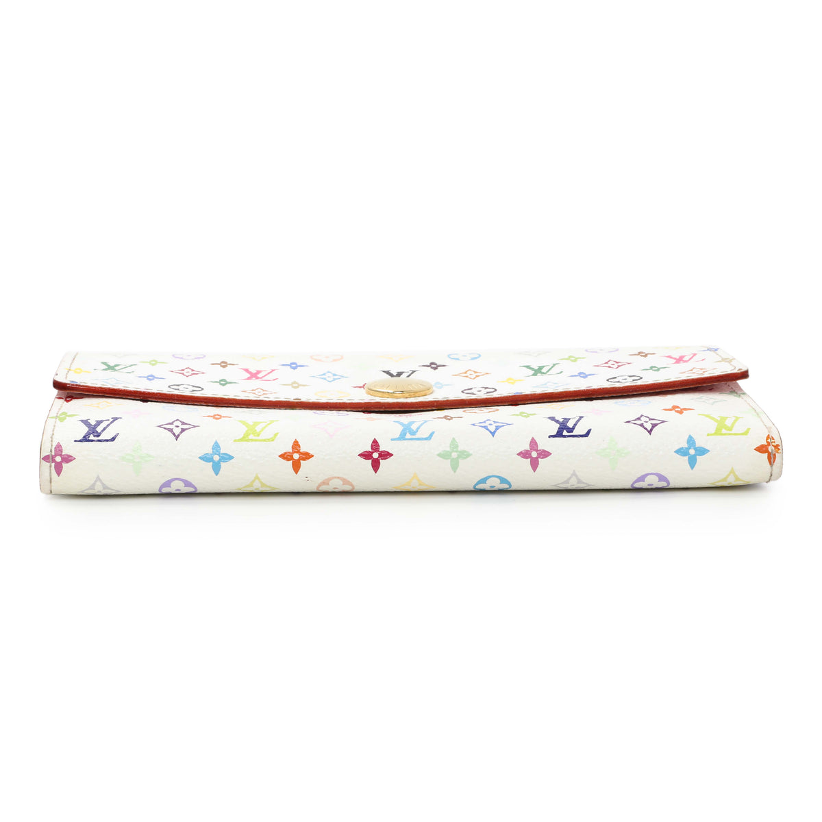 Louis Vuitton White Monogram Multicolor Sarah Wallet Accessories Louis Vuitton