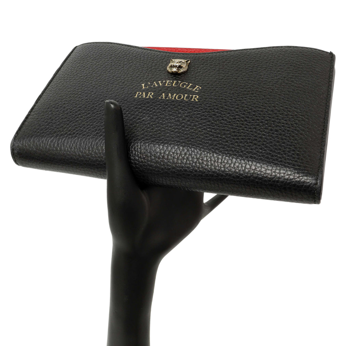 Gucci Black Calfskin Animalier Travel Organizer Accessories Gucci