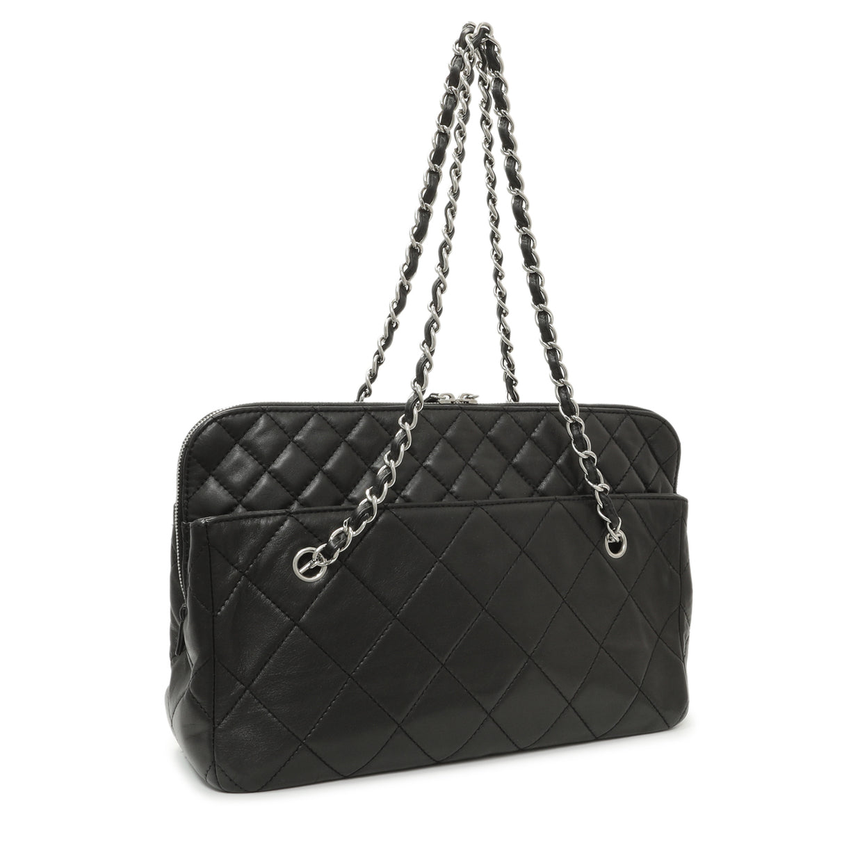 Chanel Black Quilted Calfskin In The Business Camera Bag Handbags Chanel