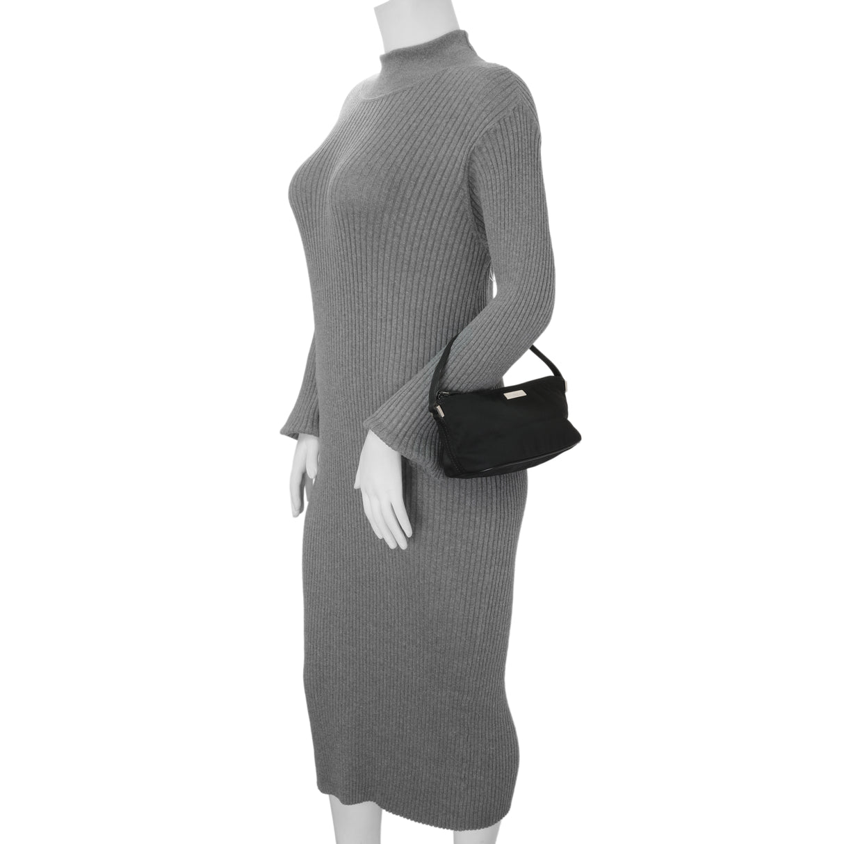 Gucci Black Nylon Boat Pochette Handbags Gucci