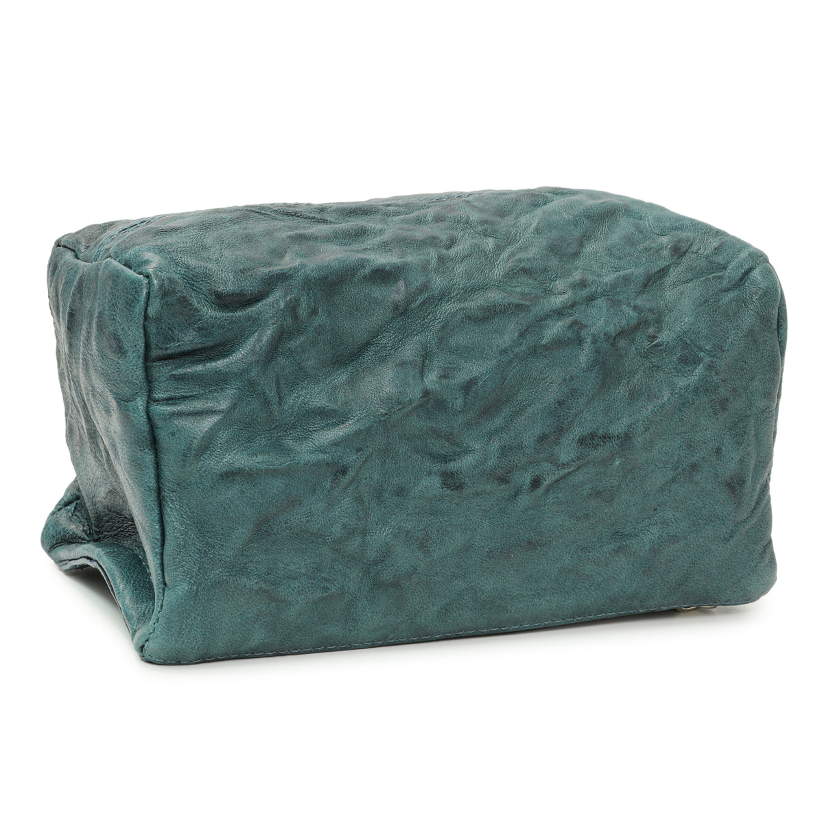 Givenchy Teal Tumbled Sheepskin Pandora Wristlet Clutch Handbags Givenchy