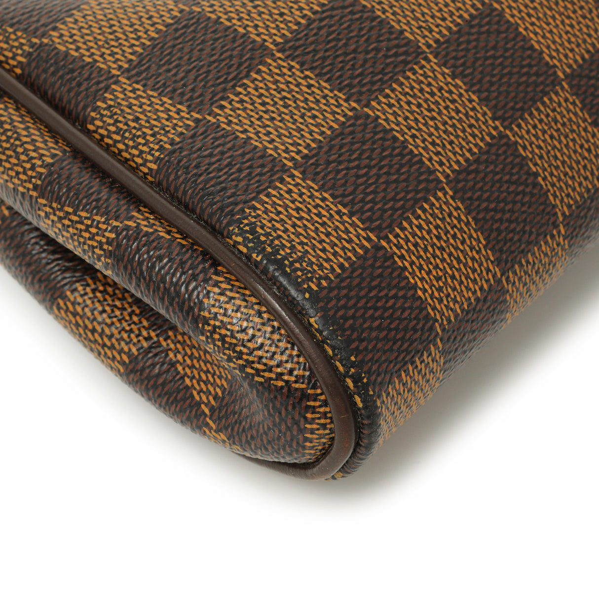 Louis Vuitton Damier Ebene Eva Clutch Handbags Louis Vuitton