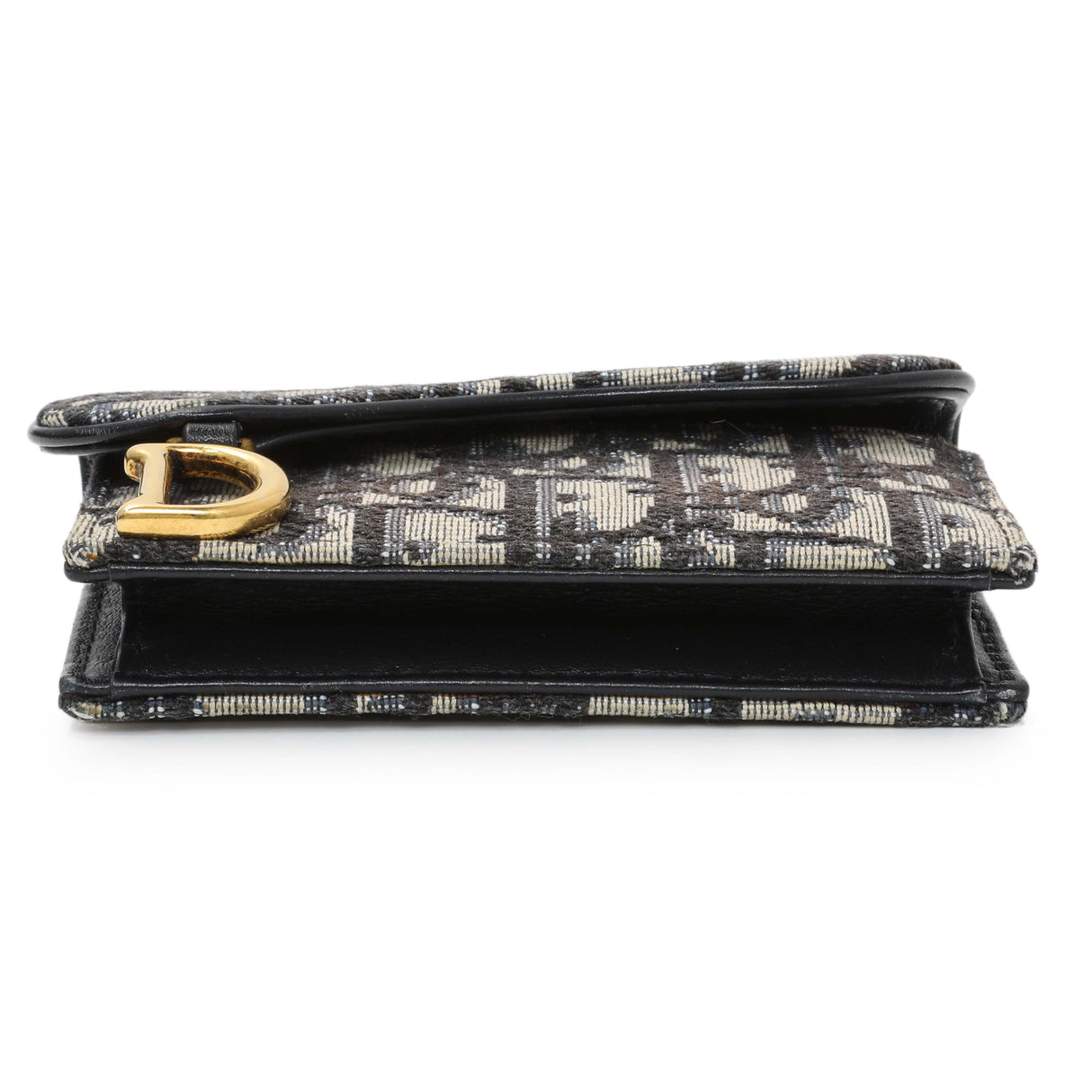 Christian Dior Oblique Saddle Card Holder Accessories Christian Dior