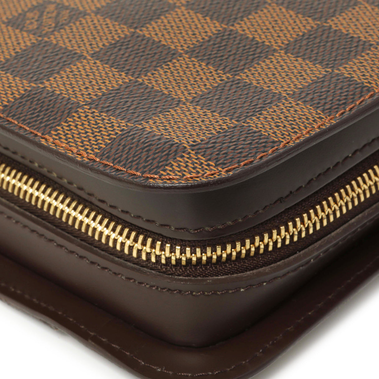 Louis Vuitton Damier Ebene Pochette Saint Louis Clutch Handbags Louis Vuitton