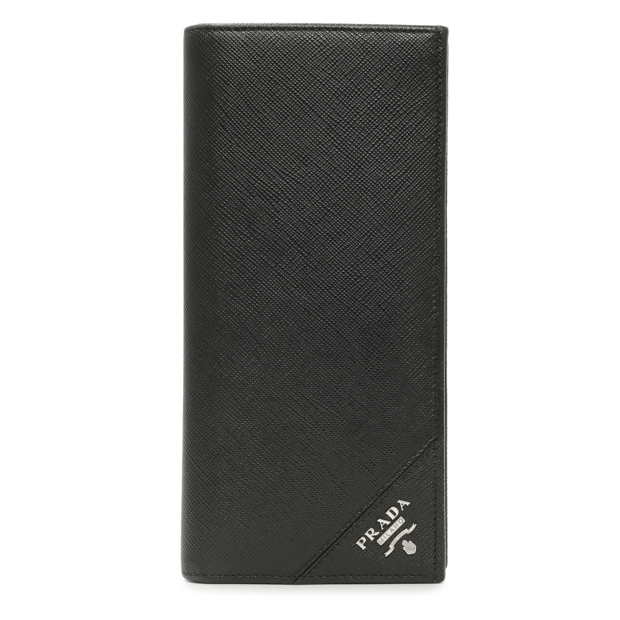 Prada Nero Saffiano Bifold Long Wallet Accessories Prada
