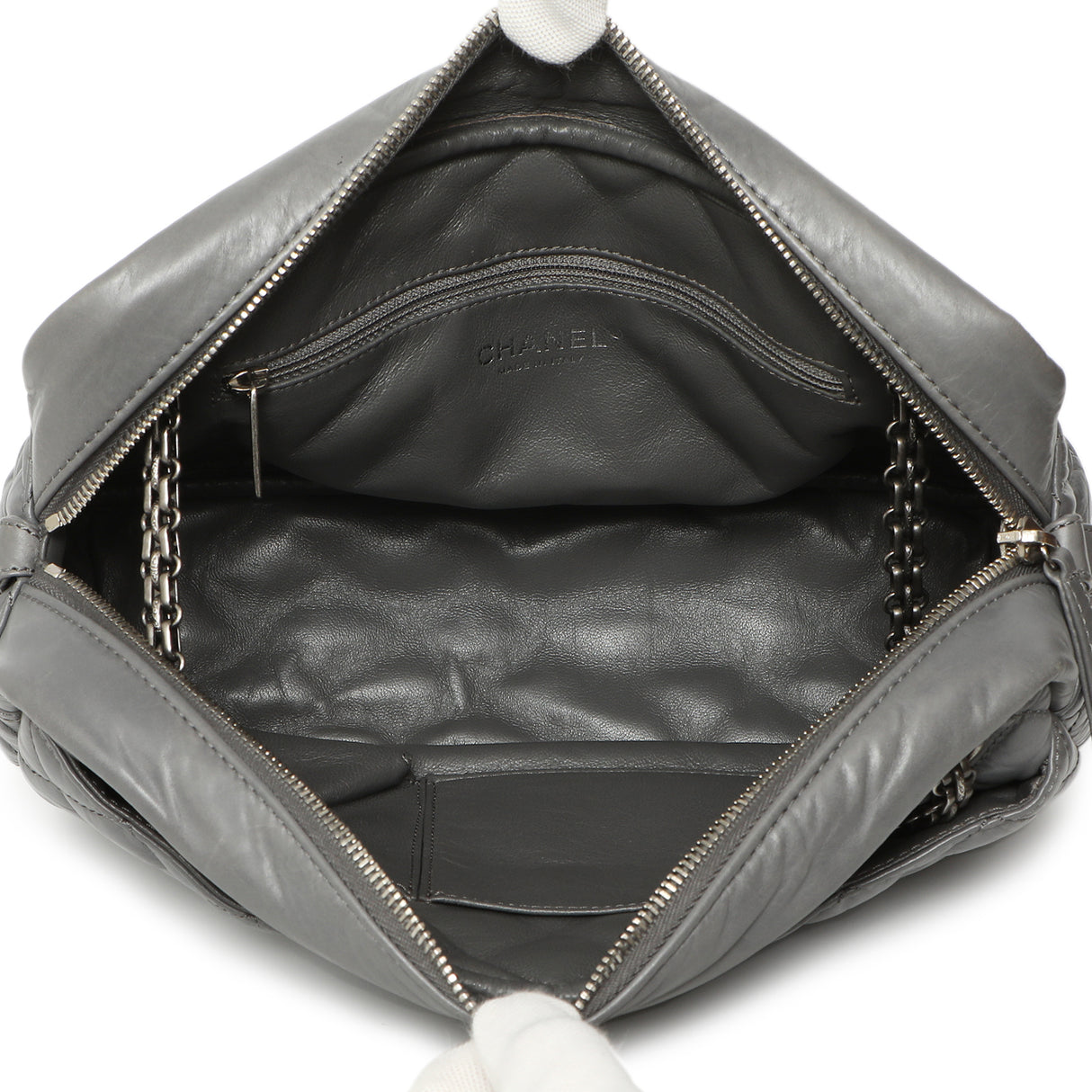 Chanel Grey Aged Calfskin Reissue Camera Bag Handbags Chanel