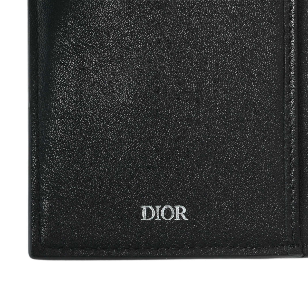 Christian Dior Black Calfskin Oblique Galaxy Long Bifold Card Holder Accessories Christian Dior