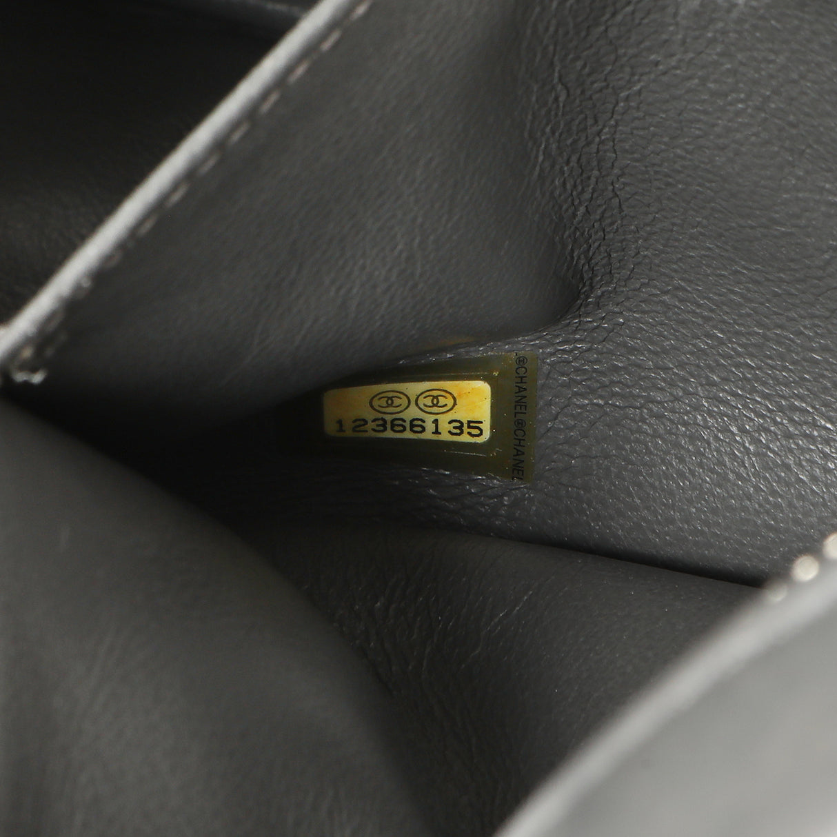 Chanel Grey Aged Calfskin Reissue Camera Bag Handbags Chanel