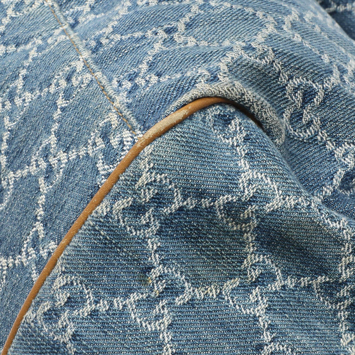 Gucci Denim Monogram Medium Sukey Boston Handbags Gucci