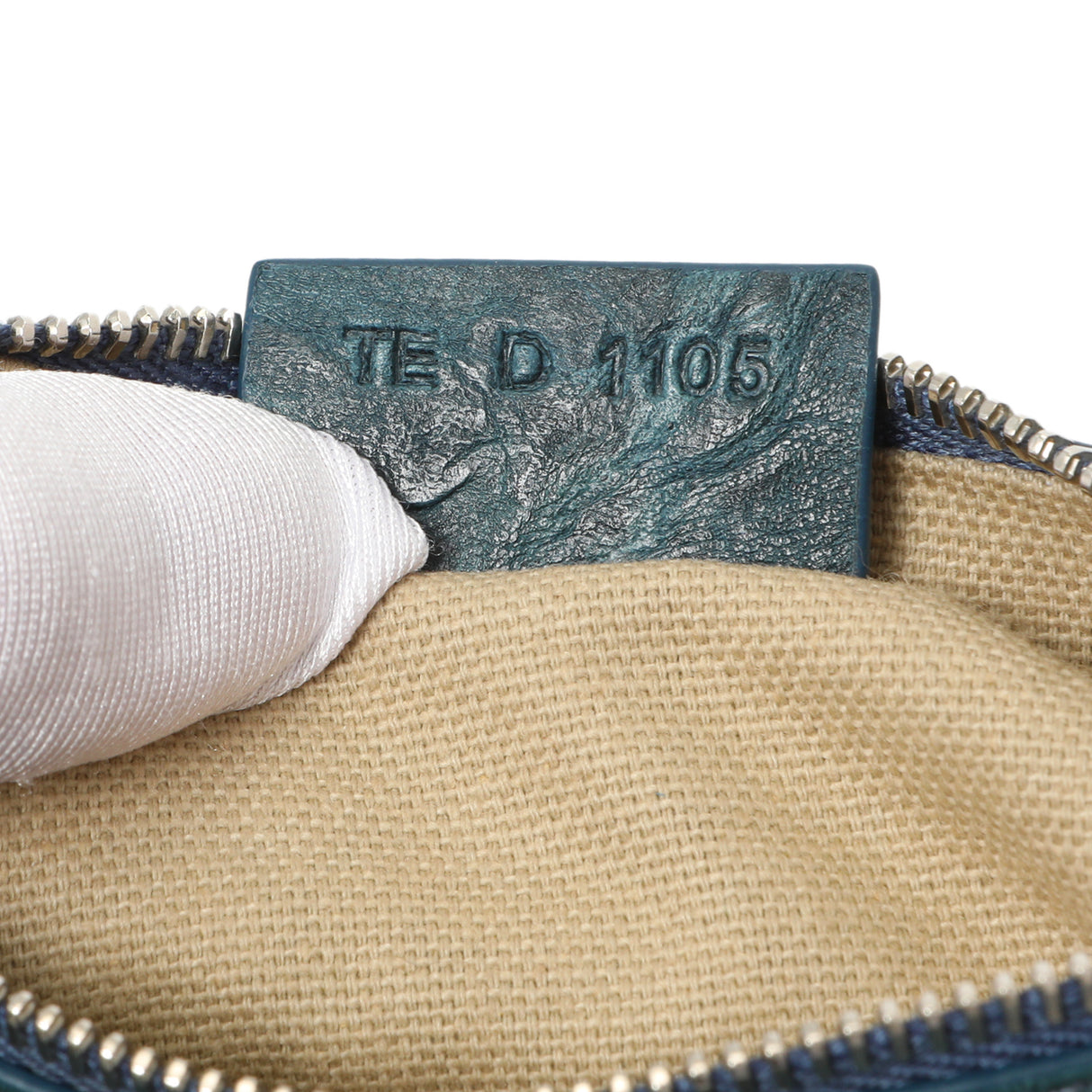 Givenchy Teal Tumbled Sheepskin Pandora Wristlet Clutch Handbags Givenchy