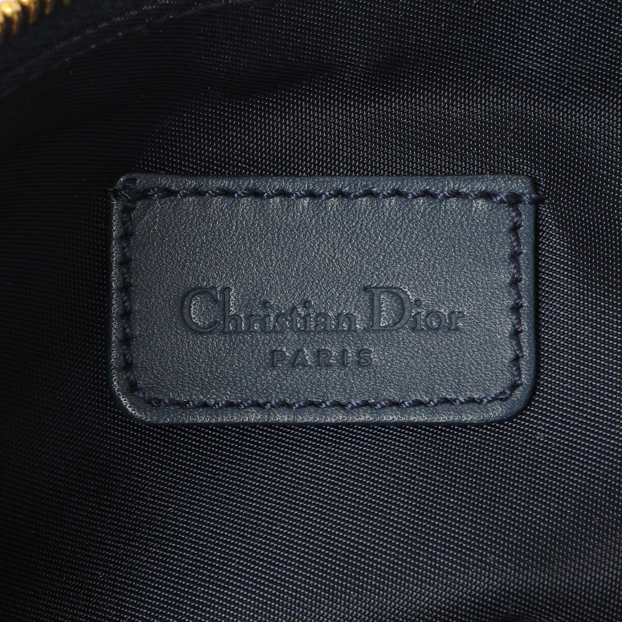Christian Dior Navy Monogram Mini Saddle Pochette Handbags Christian Dior