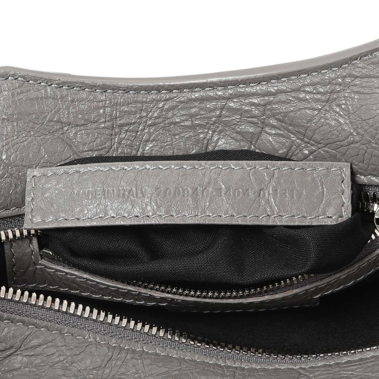 Balenciaga Dark Grey Agneau Arena Neo Cagole Handbag XS Handbags Balenciaga