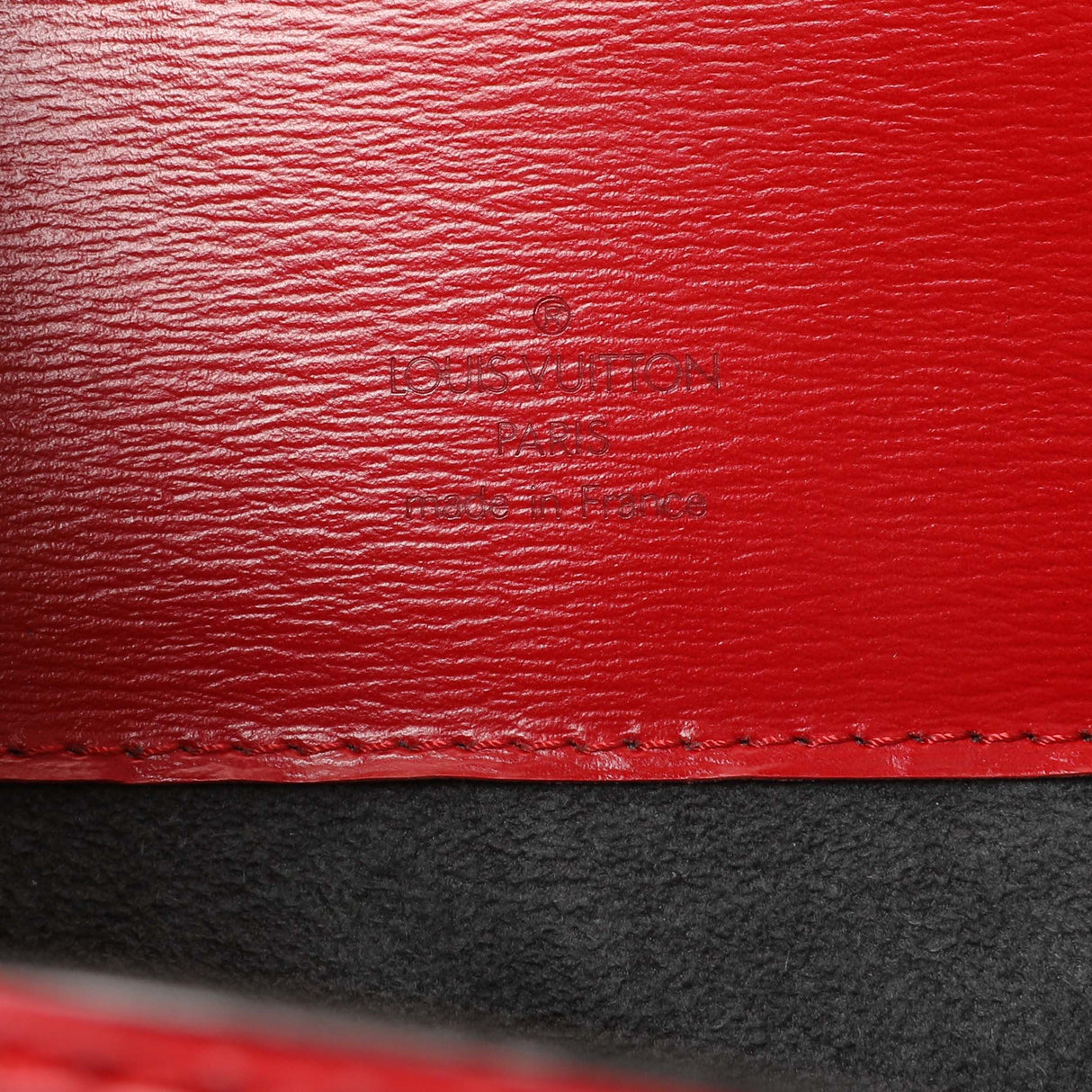 Louis Vuitton Castillan Red Epi Cluny Handbags Louis Vuitton