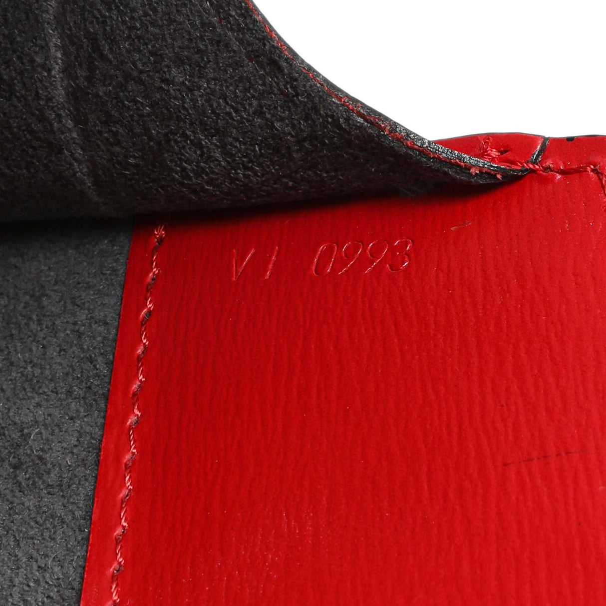 Louis Vuitton Castillan Red Epi Cluny Handbags Louis Vuitton