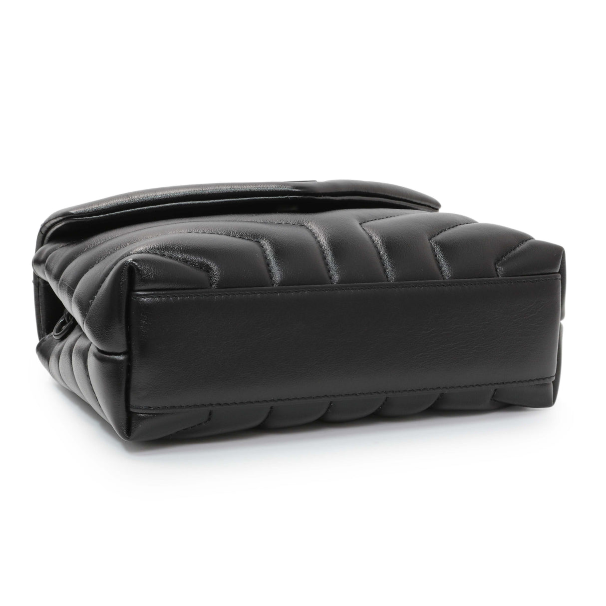 Saint Laurent Black Calfskin Monogram Toy Loulou Crossbody Handbags Saint Laurent