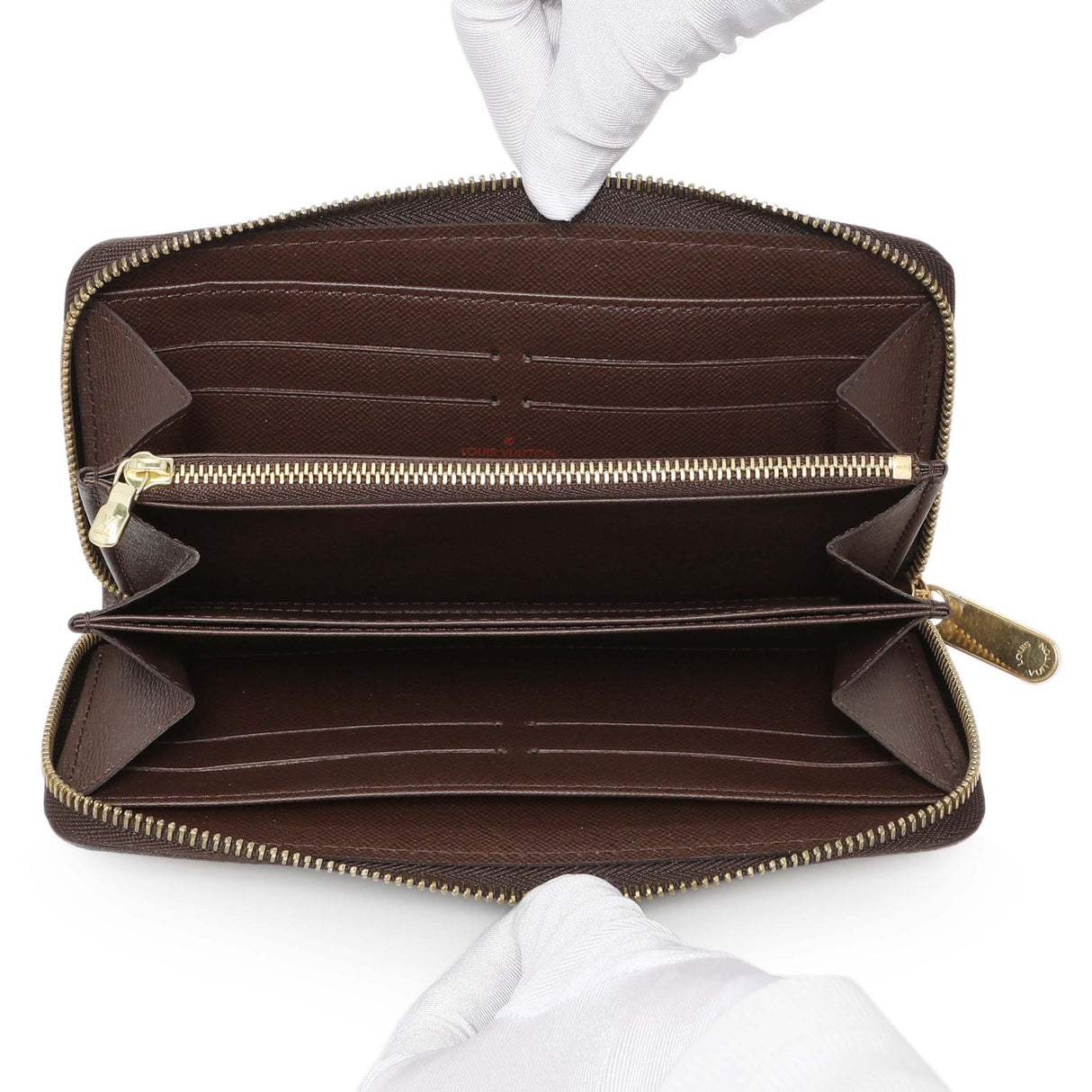 Louis Vuitton Damier Ebene Zippy Wallet Accessories Louis Vuitton