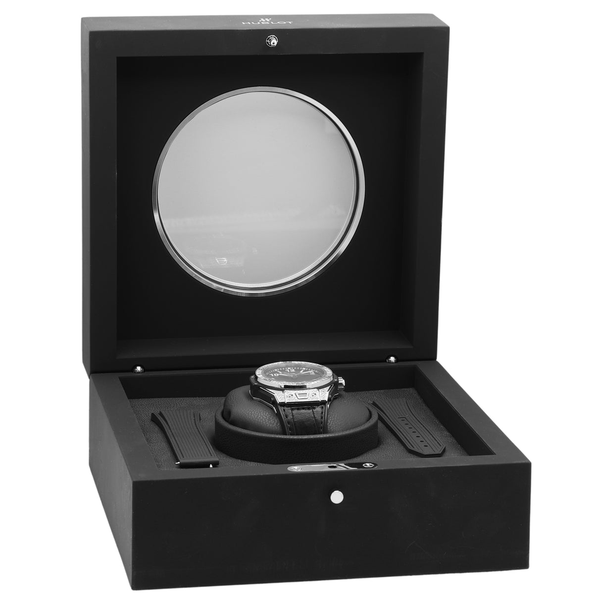 Hublot Stainless Steel Diamond Big Bang One Click 465.SX.1170.RX.0904 Watches Hublot