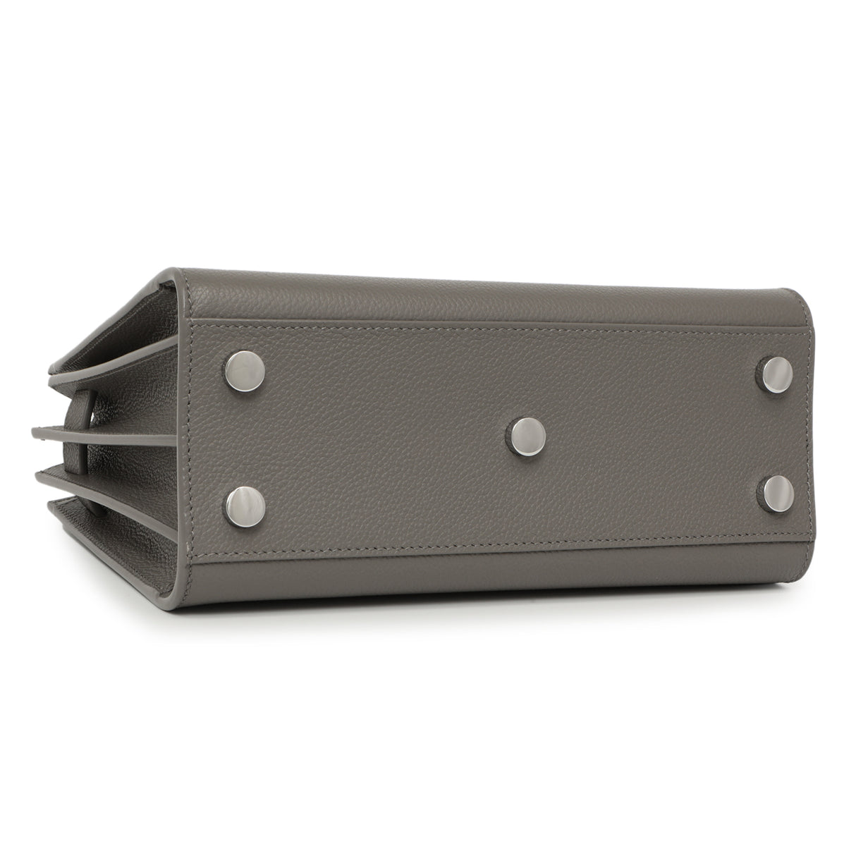 Saint Laurent Fog Grained Calfskin Nano Sac De Jour Handbags Saint Laurent