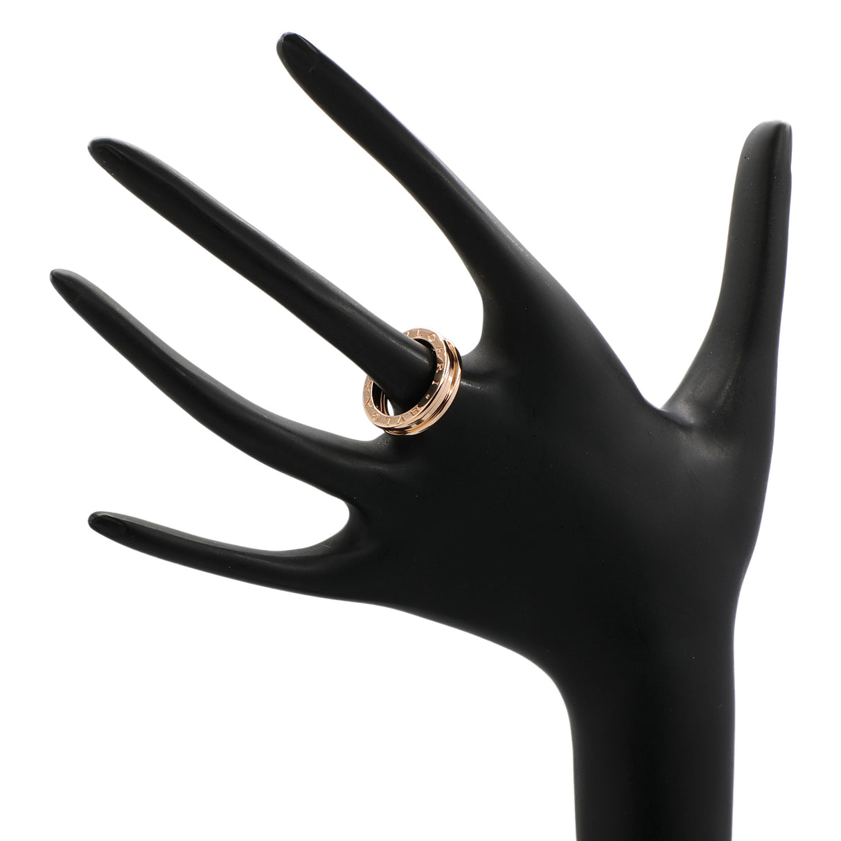 Bulgari 18K Rose Gold B.Zero1 One-Band Ring Designer Jewellery Bulgari