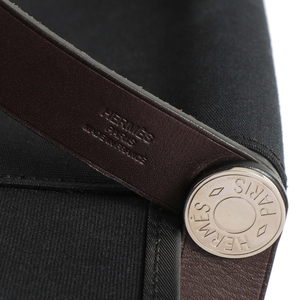 Hermes Black Toile Cabag 39 Handbags Hermes