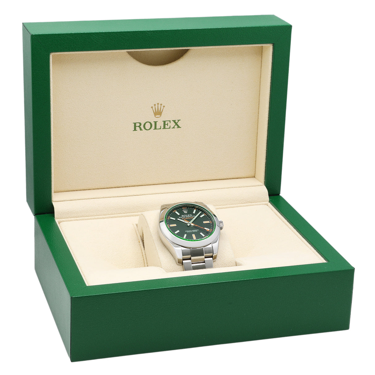 Rolex Stainless Steel Oyster Perpetual Milgauss 116400GV Watches Rolex