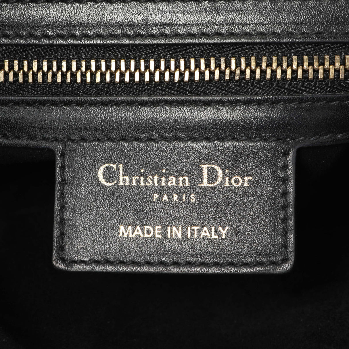 Christian Dior Black Smooth Calfskin Saddle Bag Handbags Christian Dior