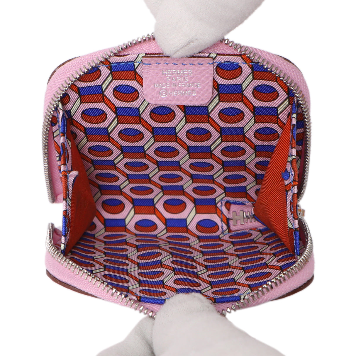 Hermes Mauve Sylvestre Epsom Silk'in Change Purse Accessories Hermes