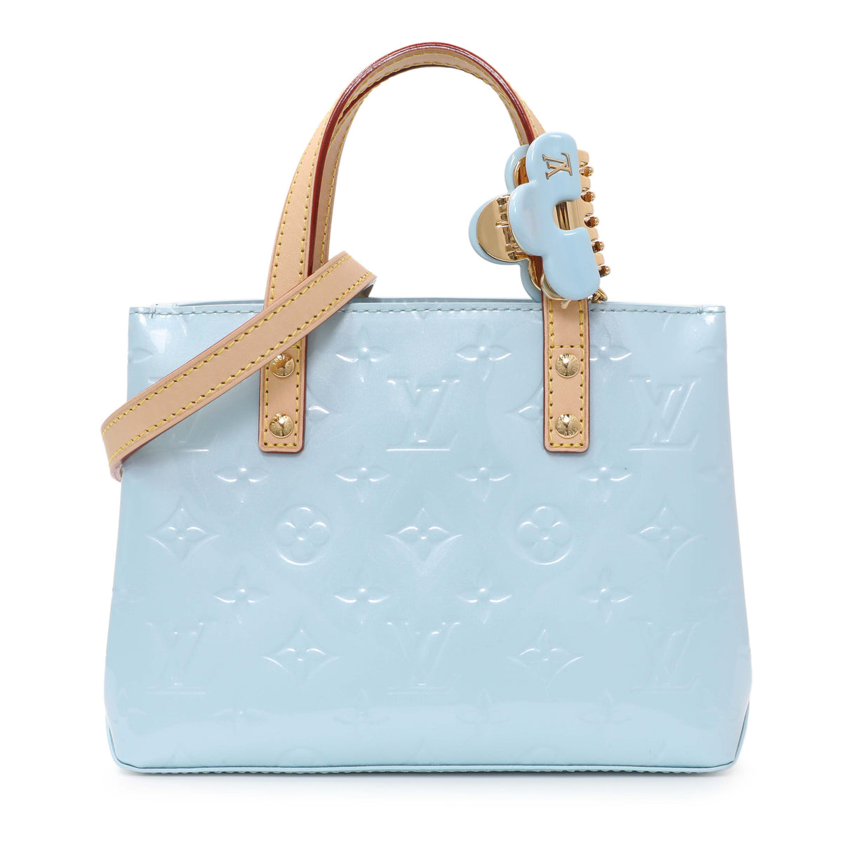 Louis Vuitton Sky Blue Vernis Reade PM NM Handbags Louis Vuitton