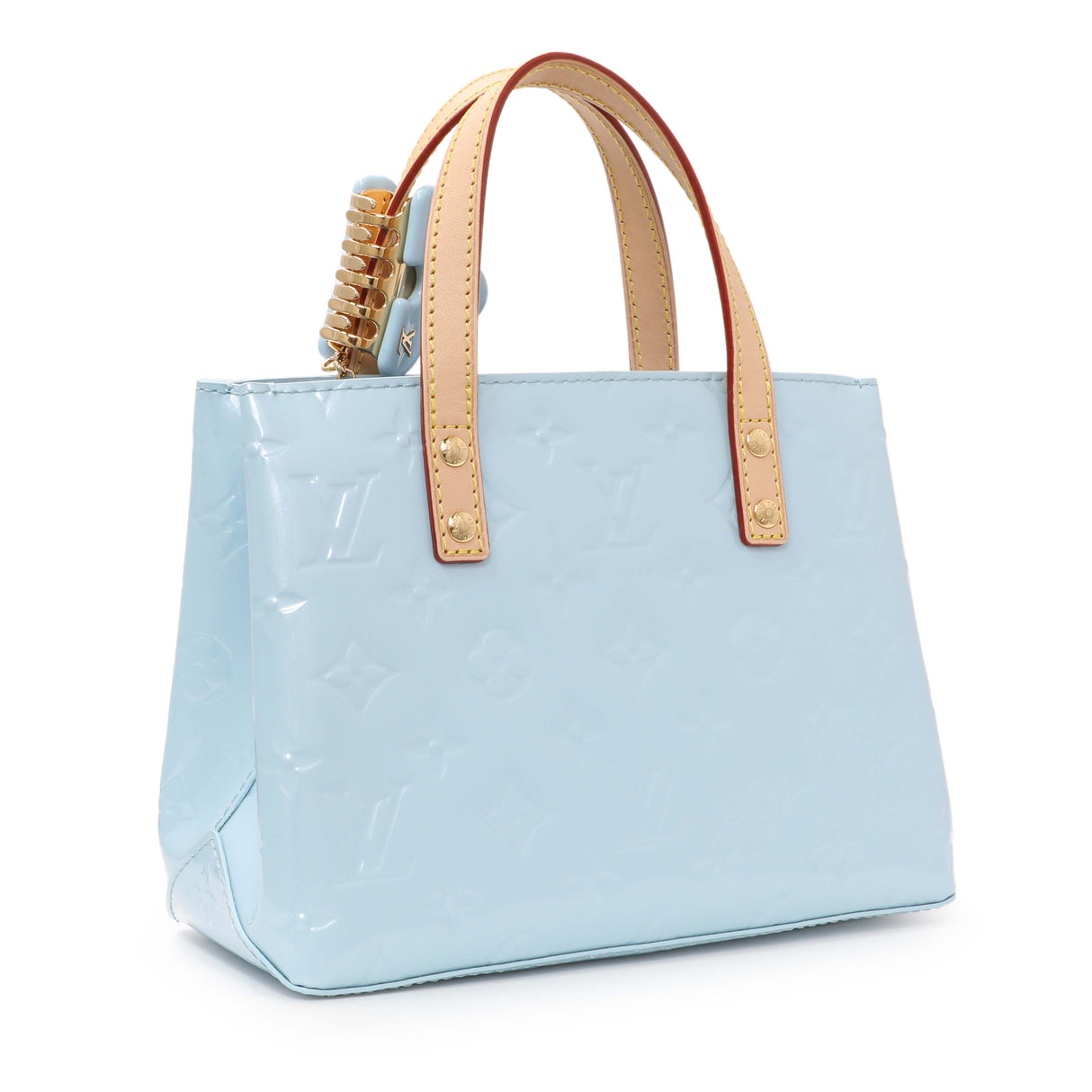 Louis Vuitton Sky Blue Vernis Reade PM NM Handbags Louis Vuitton