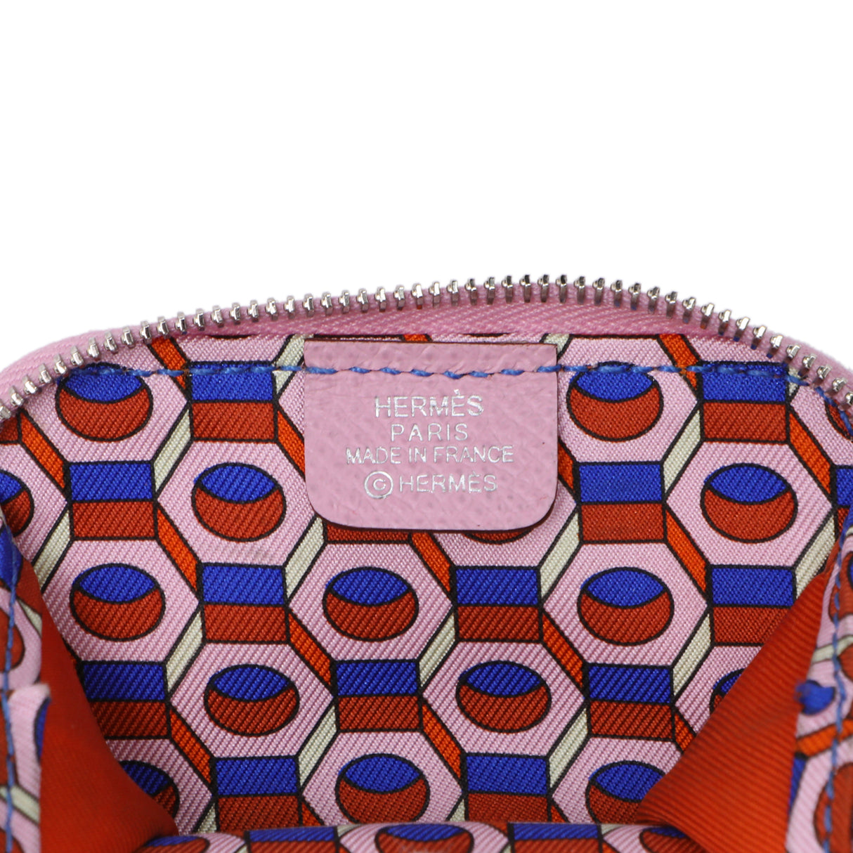 Hermes Mauve Sylvestre Epsom Silk'in Change Purse Accessories Hermes