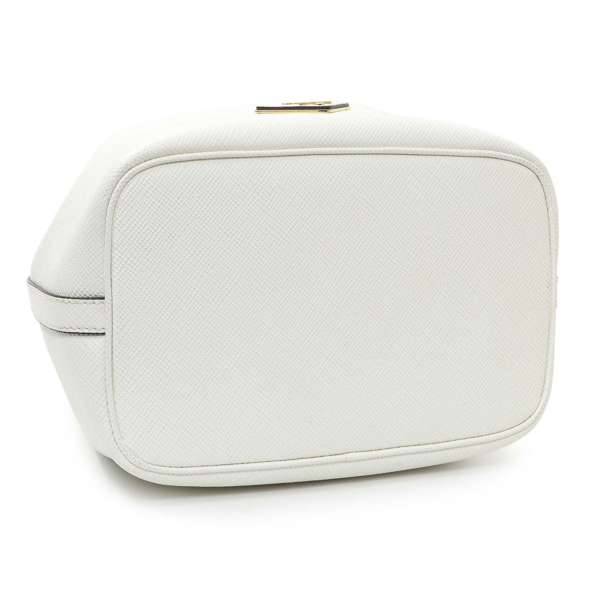 Prada White Saffiano Bucket Bag Handbags Prada